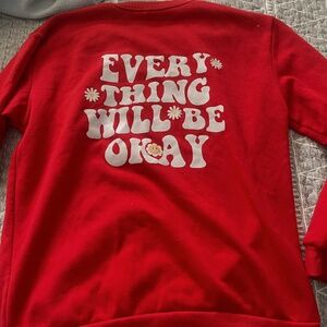 Everything will be okay crewneck